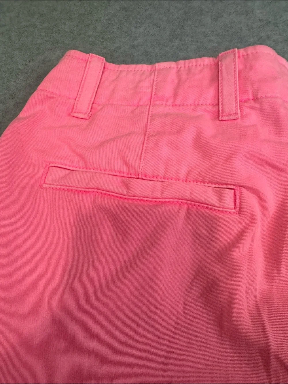 Gap Women Barbie Pink Cotton Chino Preppy Shorts Size 6